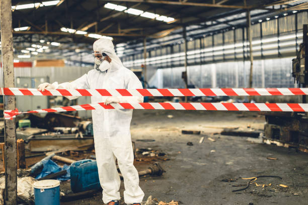 Professional Odor Removal technician working in Mead, WA